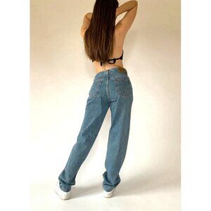 NEW! Vintage Calvin Klein Denim Jeans Relaxed Fit Stone Wash Made USA 34 x 30